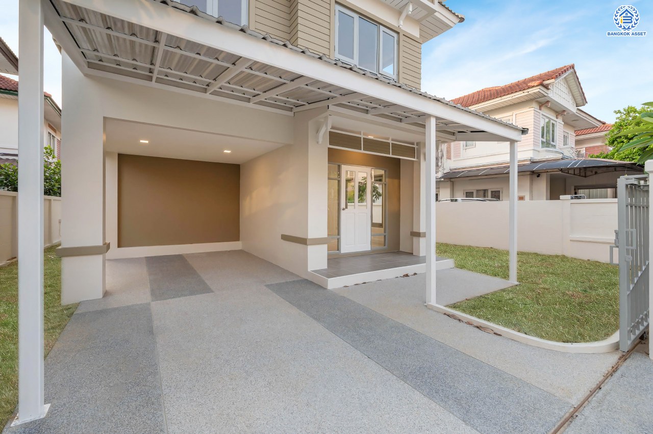 บ้านมือสองตกแต่งใหม่ โครงการ เพอร์เฟคเพลส รัตนาธิเบศร์-ไทรม้า รองรับความสุข บนเนื้อที่ 50 ตร.ว. พื้นที่ใช้สอย 147.04 ตร.ม. ฟังก์ชัน 3 ห้องนอน 2 ห้องน้ำ จอดรถได้ 1 คัน ทำเลเชื่อมต่อได้หลายเส้นทาง ติดถนนราชพฤกษ์ และรถไฟฟ้าสายสีม่วง "สถานีบางรักน้อยท่าอิฐ"...